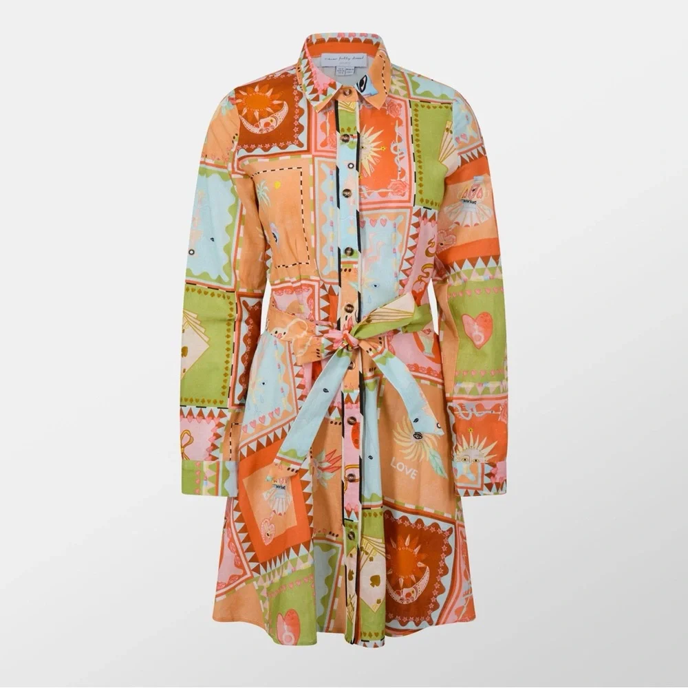 NWT NEVER FULLY DRESSED Lauren Shirt Dress Sz 12 - Picture 4 of 14